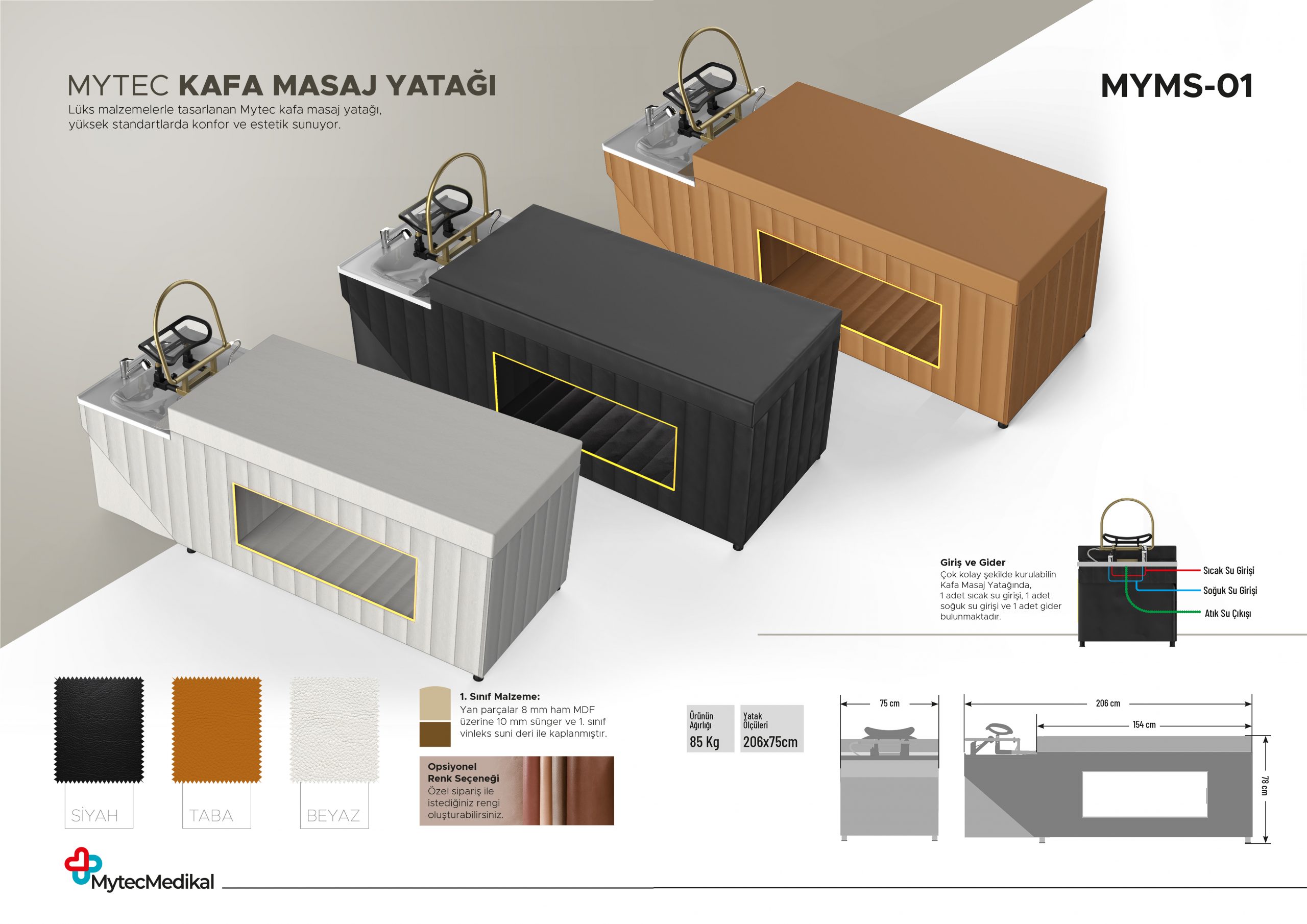 kafa masajı yatak